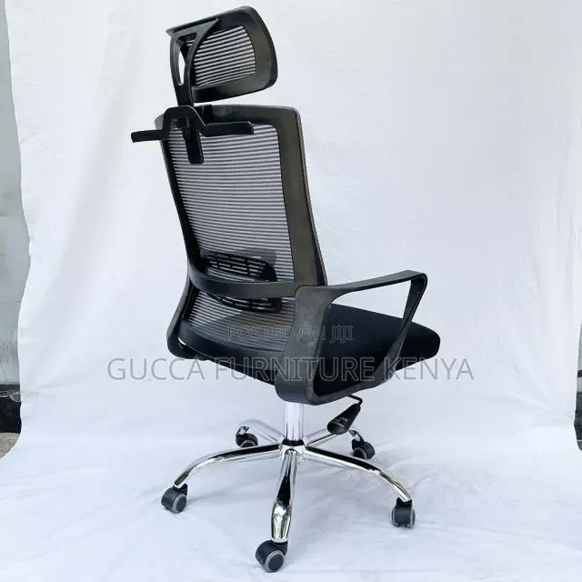 Office Chair:Ventilated Office Chair With Ergonomic Headrest