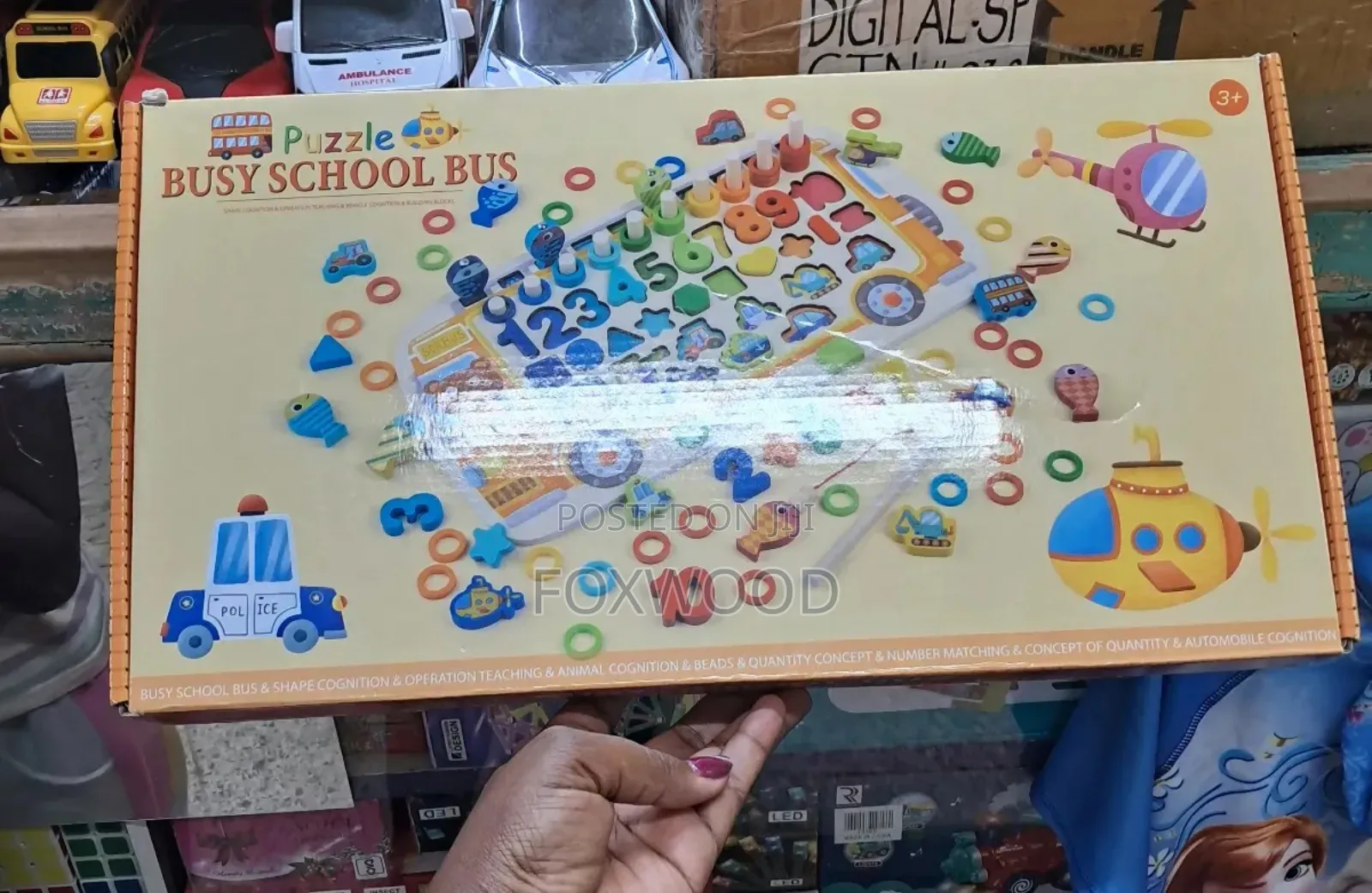 Busy School Bus Puzzle Toy
