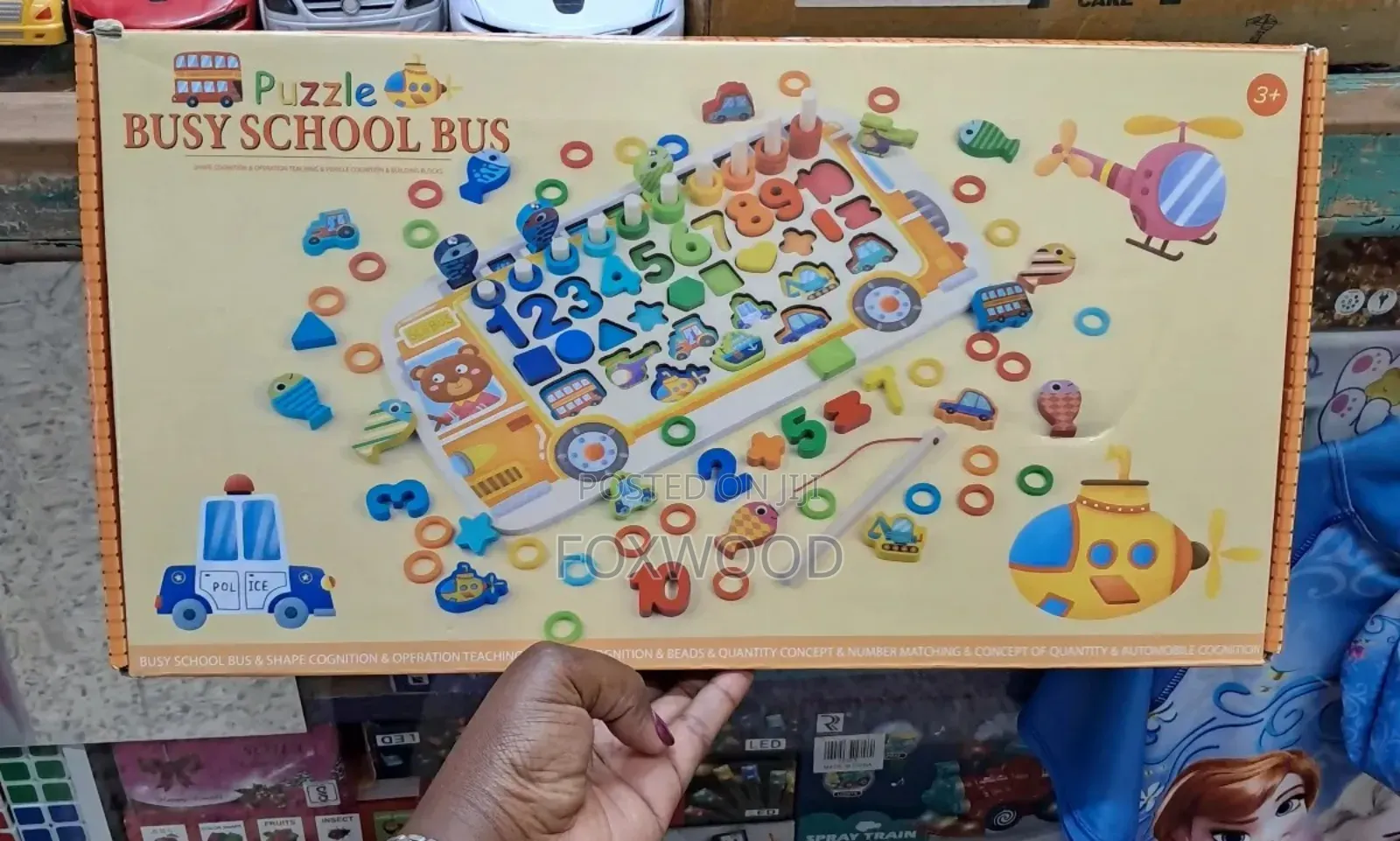 Busy School Bus Puzzle Toy