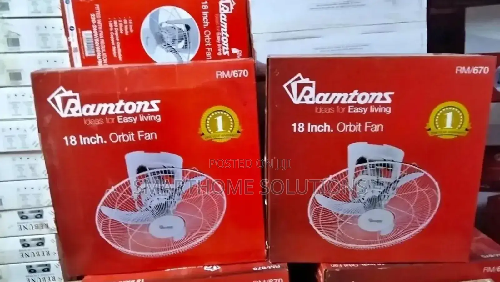 Orbit Fan Rm/670 18 Inch 60w, 220-240v