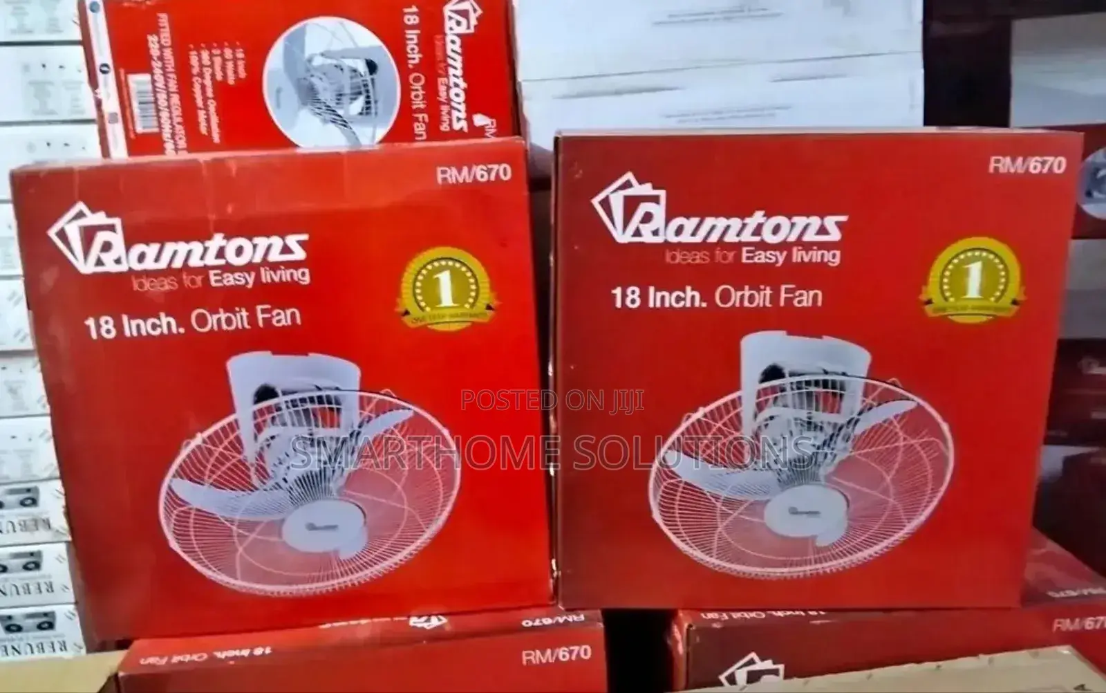 Model' 670 18" Inches Ramtons Orbit Mount Fan