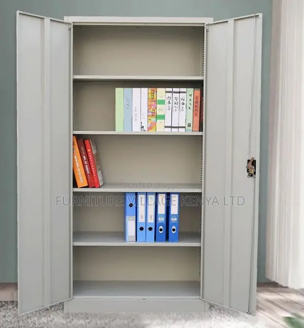 Cabinets: Office Twin-Door Steel Storage Cabinet