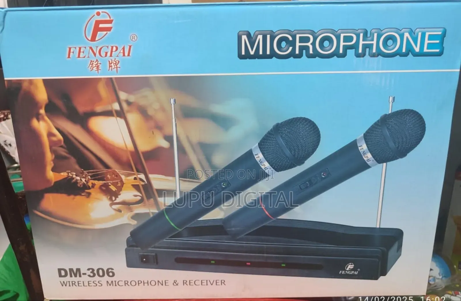 Dm-306 Wireless Microphone and Receiver Available Now