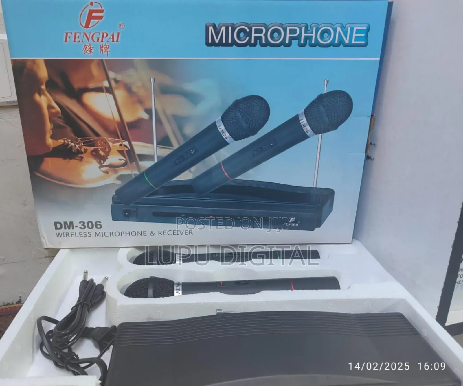 Dm-306 Wireless Microphone and Receiver Available Now
