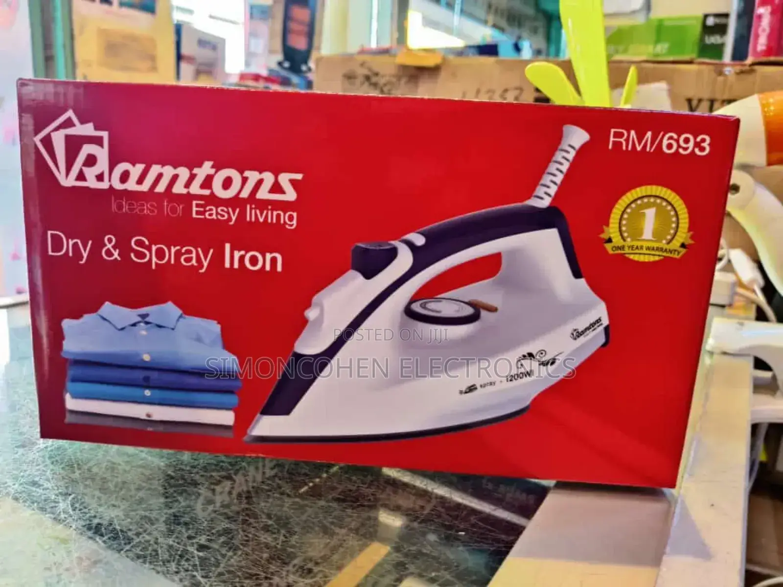 Ramtons Dry Iron With Spray Rm693