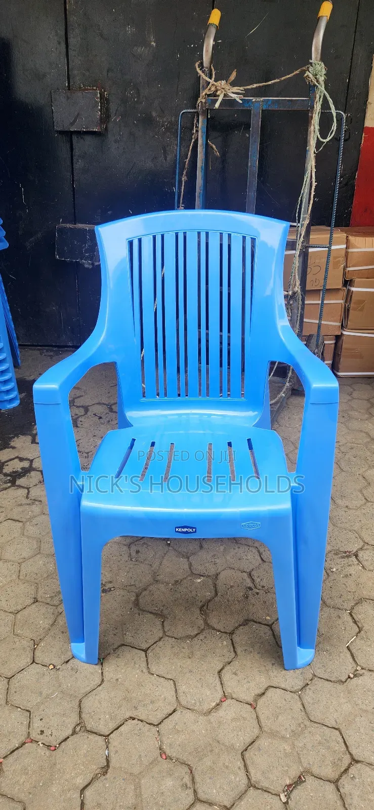 Kenpoly Chair, High Backrest With Long Arms Plastic Chairs