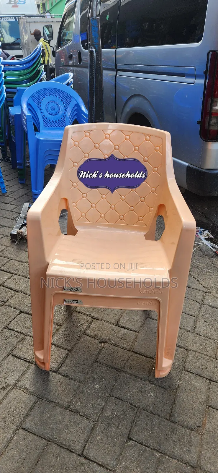 Kenstar Chair Cream Plastic Chairs.