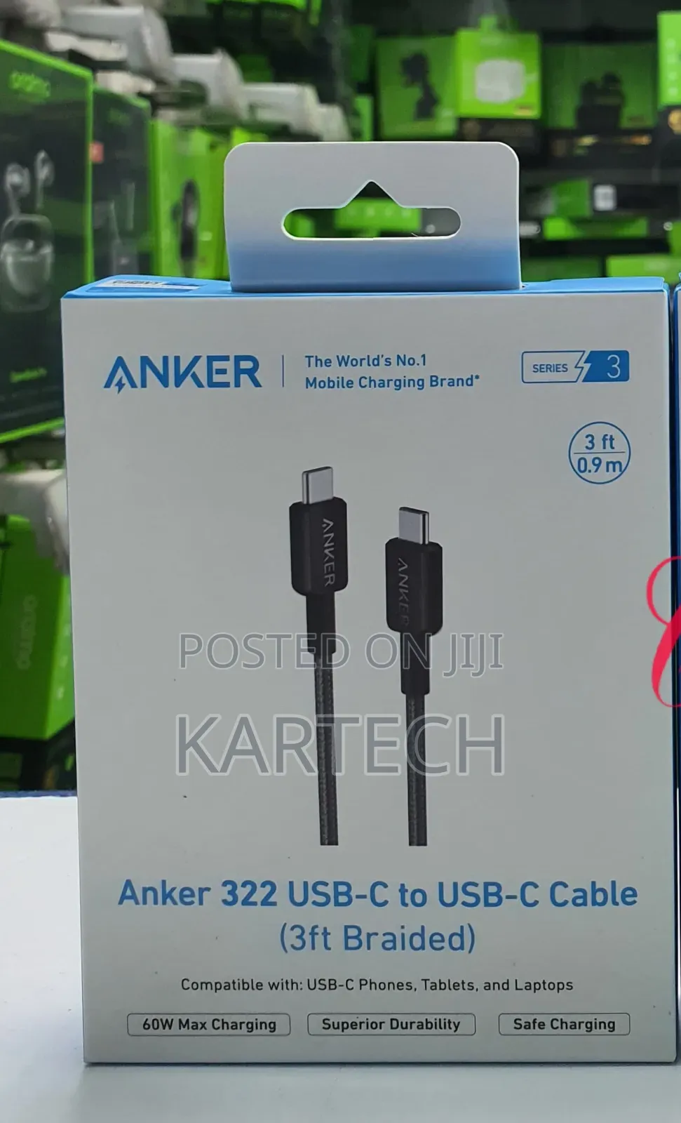 Anker 322 Usb C to Usb C *3ft* Braider Cables