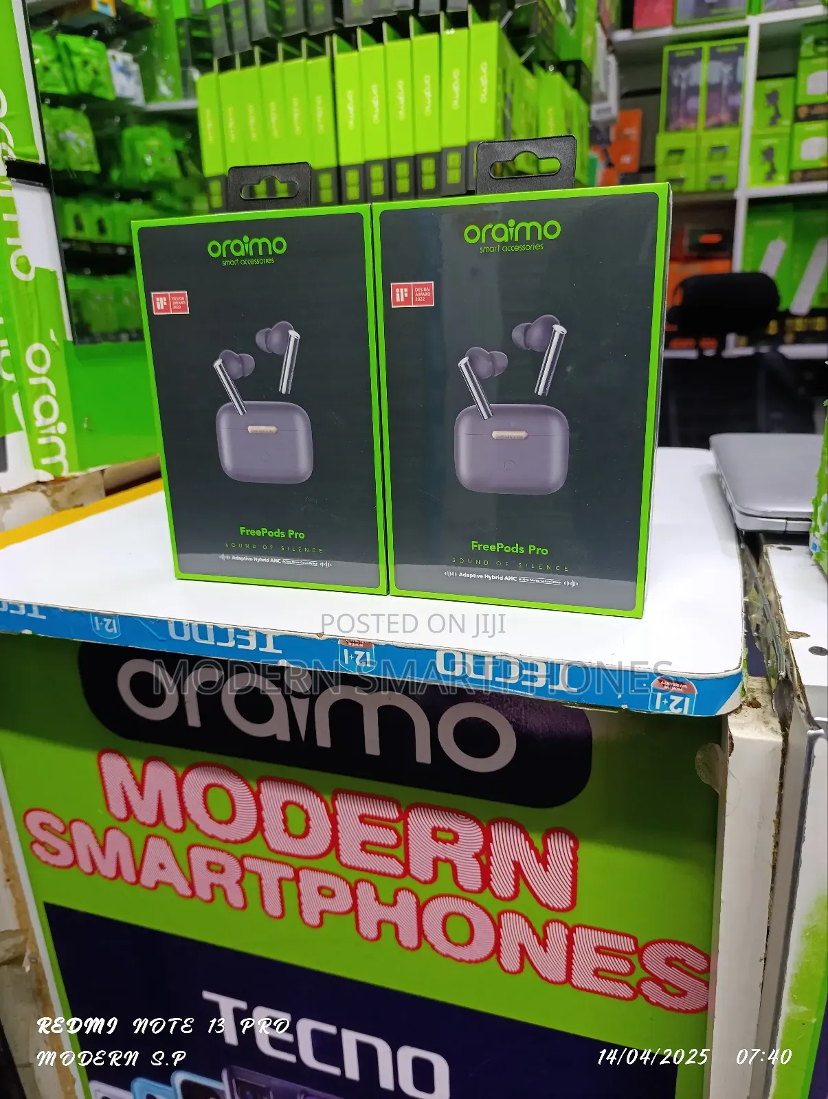 Oraimo Freepods Pro Anc True Wireless Bluetooth Earbuds