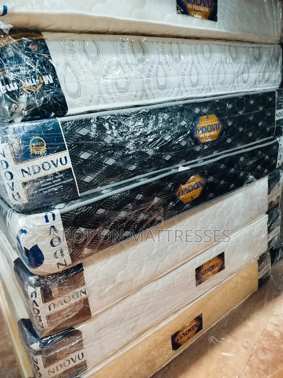 5by6 12inch Heavy Duty Premium - Comfy Quilted Mattresses.