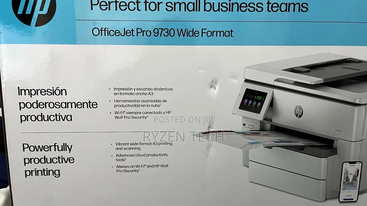 Hp Officejet Pro 9730 A3 Printer