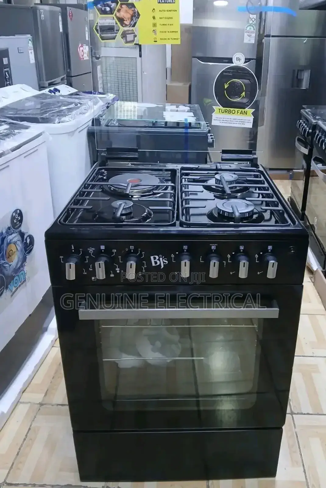 3gas +1electric BJS Standing Cooker