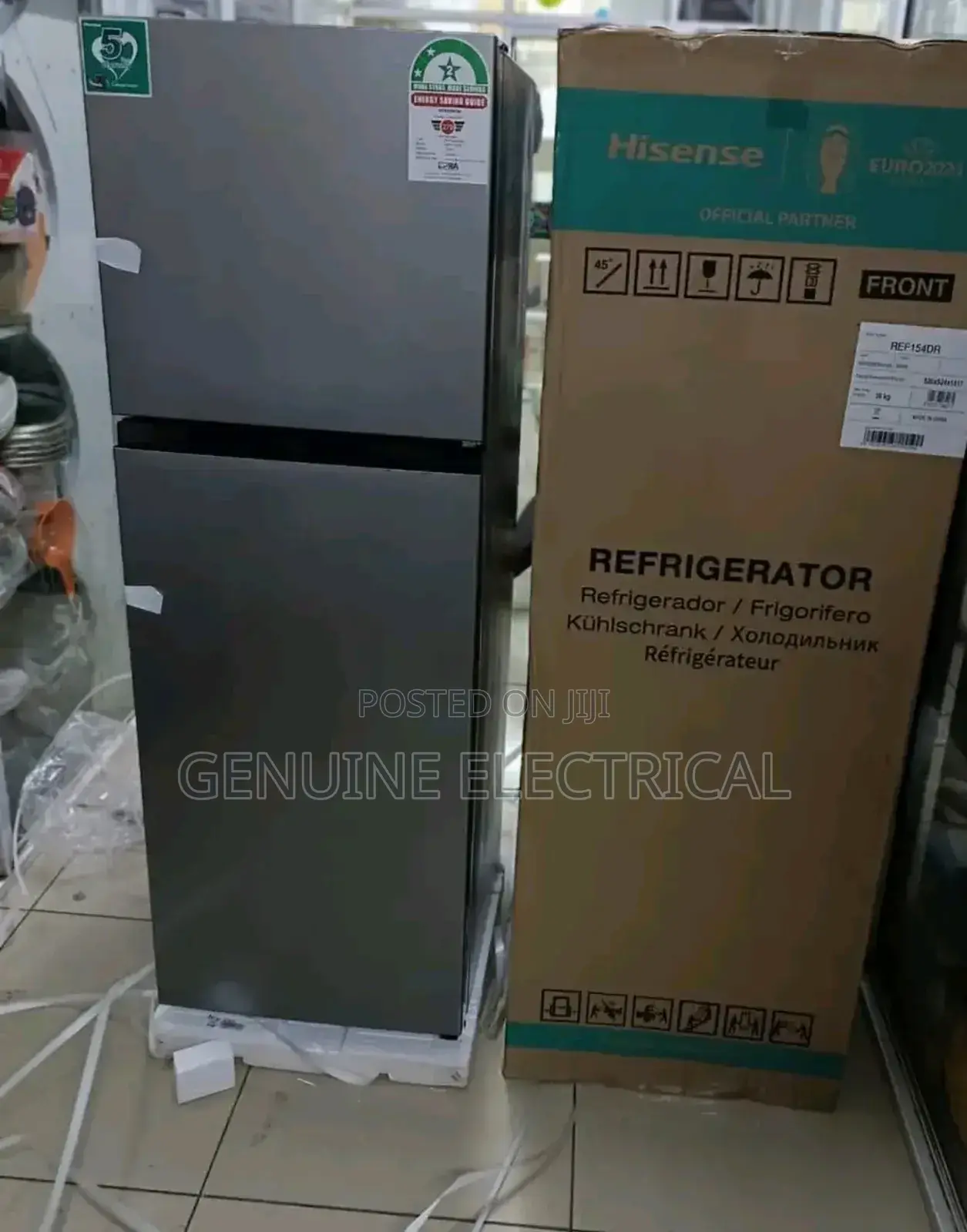 Fridge-Hisense 154litres Double Door Refrigerator