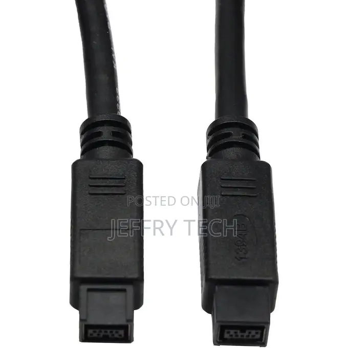 Firewire 800 Black Cable 9-Pin to 9-Pin Ieee 1394b for Pc