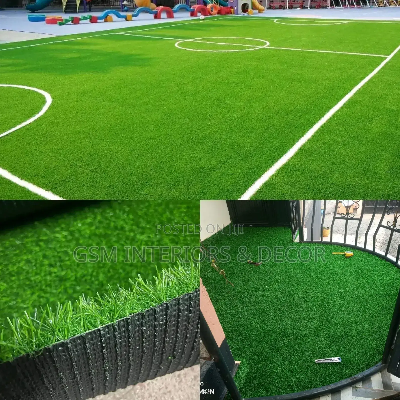 Artificial Green Grass Carpets Plain Green