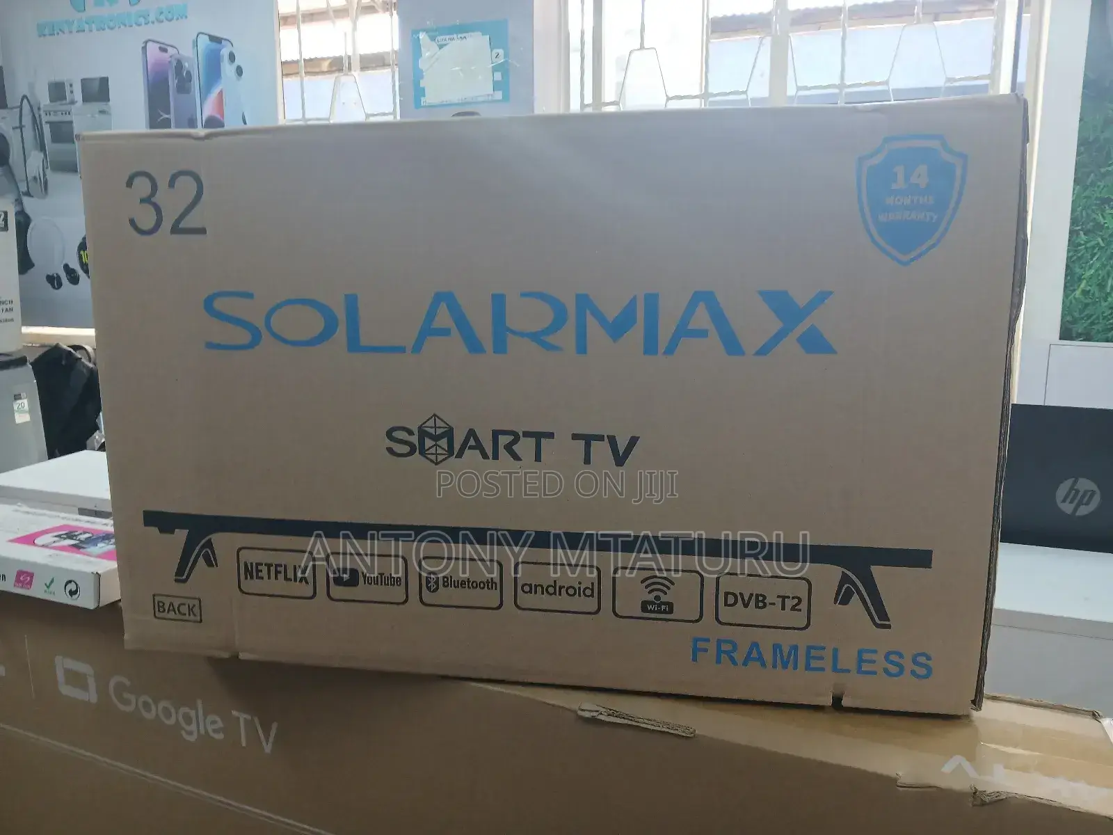 Solarmax 32′′ Inch,Frameless Smart Tv