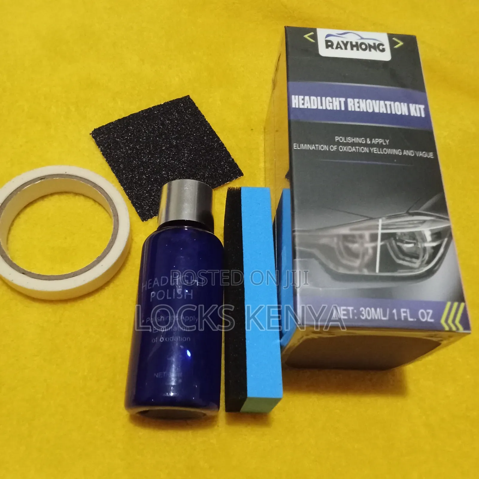Headlight Yellowing Elimination Polish Kit