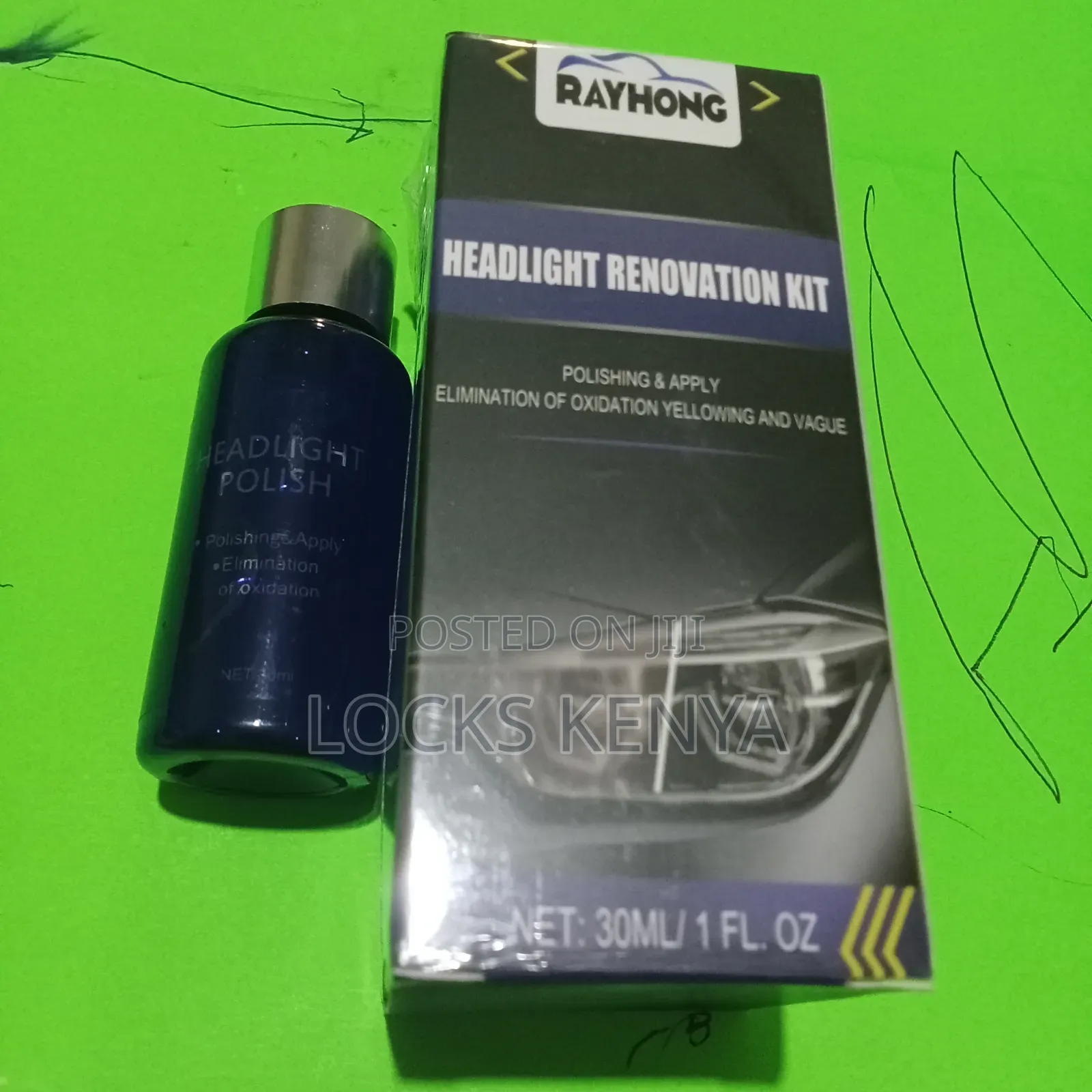 Non Corrosive Headlight Renovation Kit