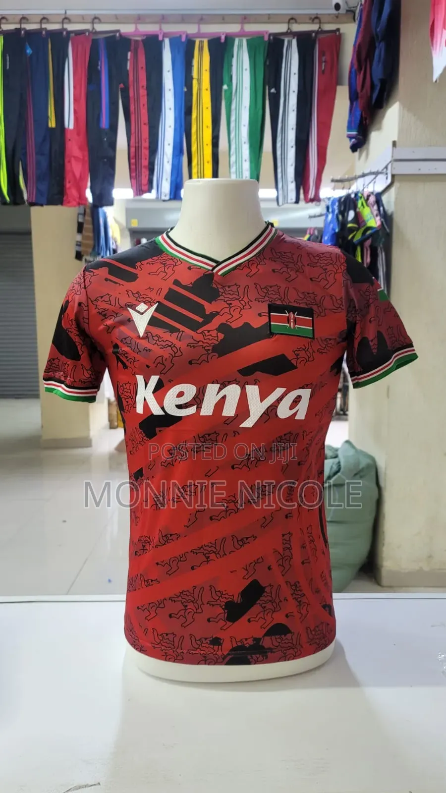 Red Rugby Kenya Jersey