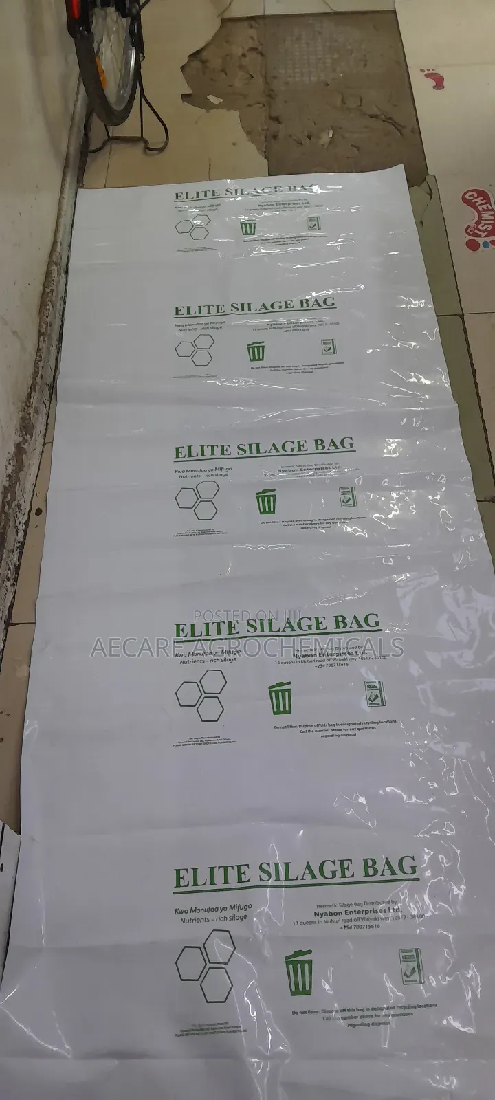 Silage Bag 2.5meters Length By 1m Width (Elite)