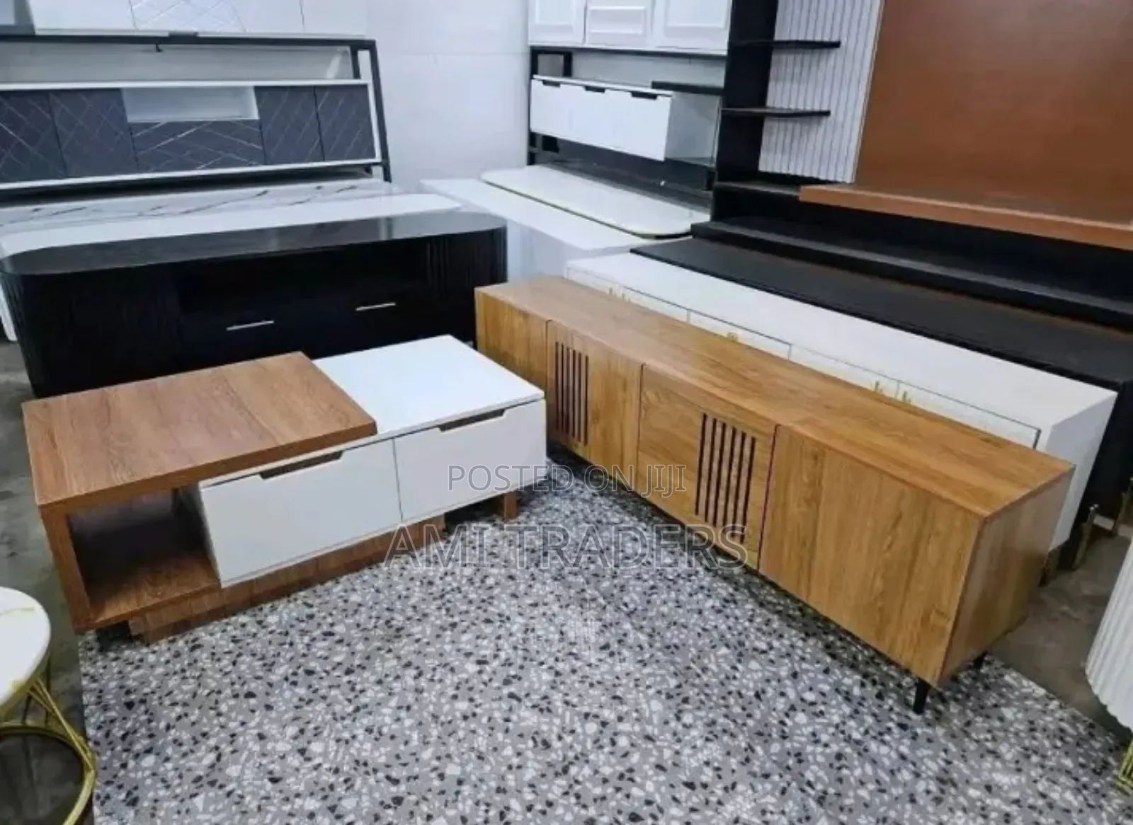 Cultural Natural Tv Stand+ Table