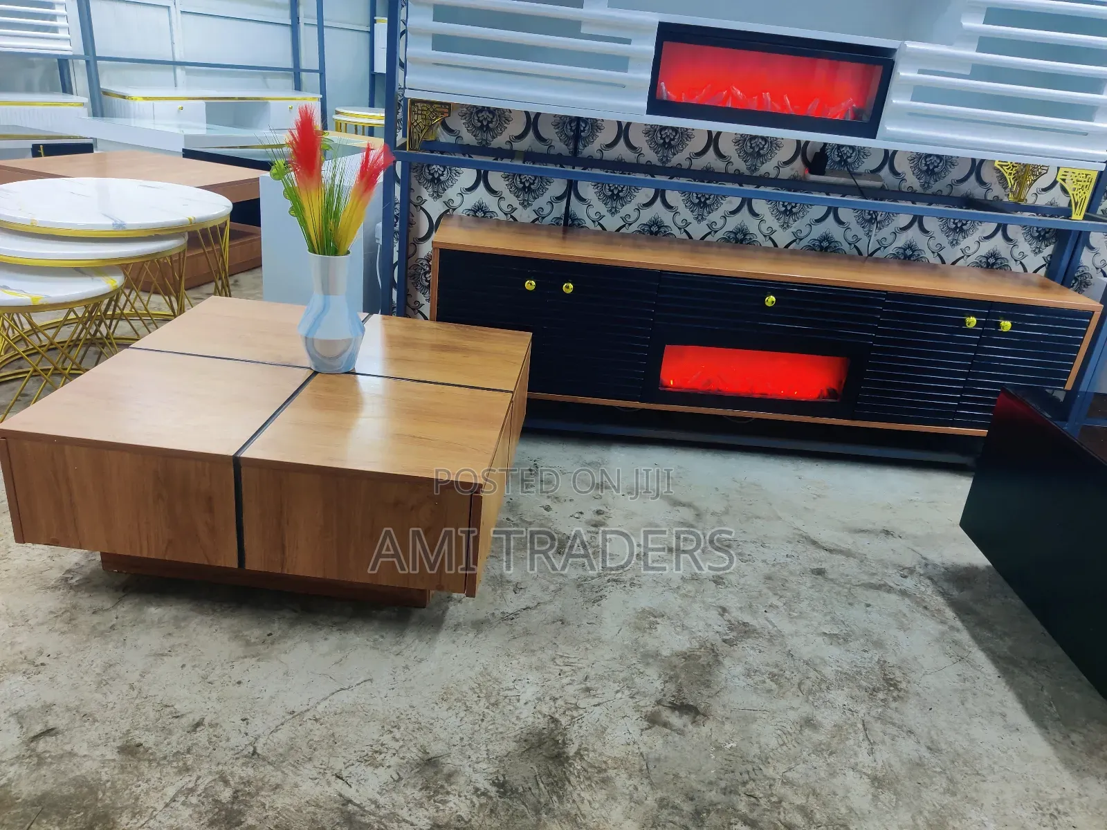 Fireplace Tv Stand Coffee Table