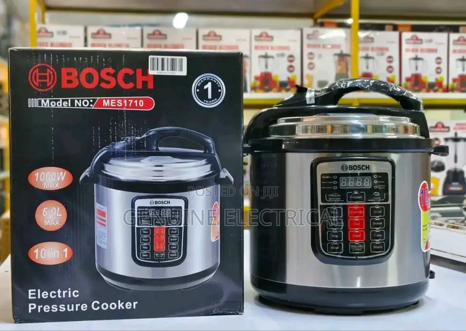Bosch Multi-Functional Electric Pressure Cooker- 6 Litres