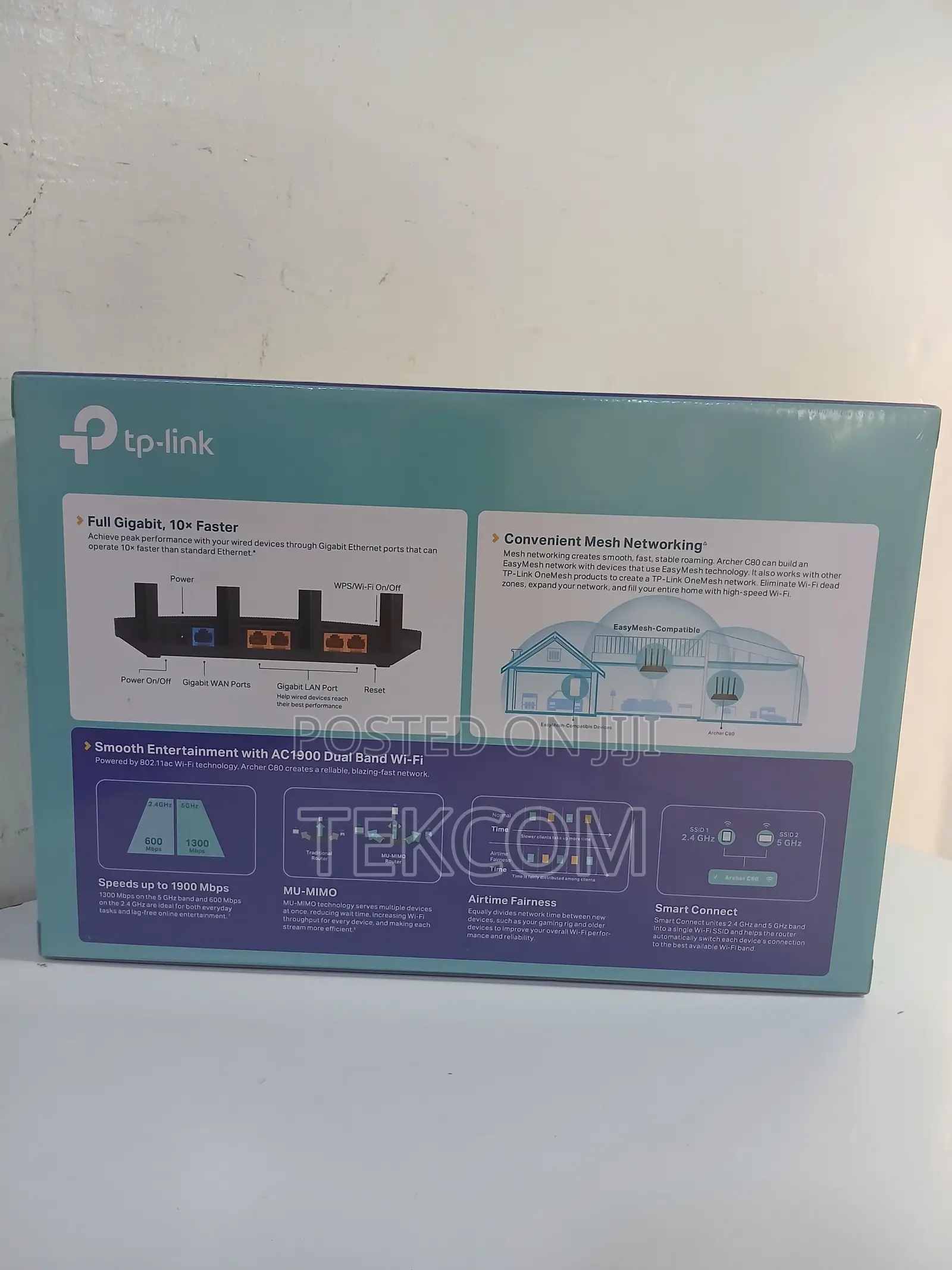 Tp-Link Archer C80 Ac1900 Mu Mimo Wireless Wifi Router