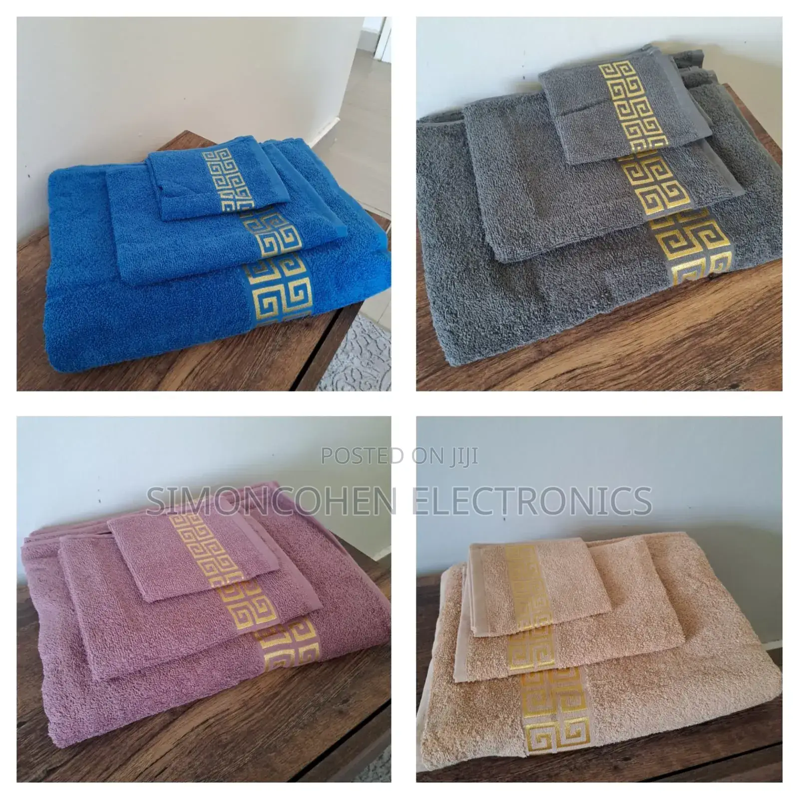 3pcs Set Lotus Towel