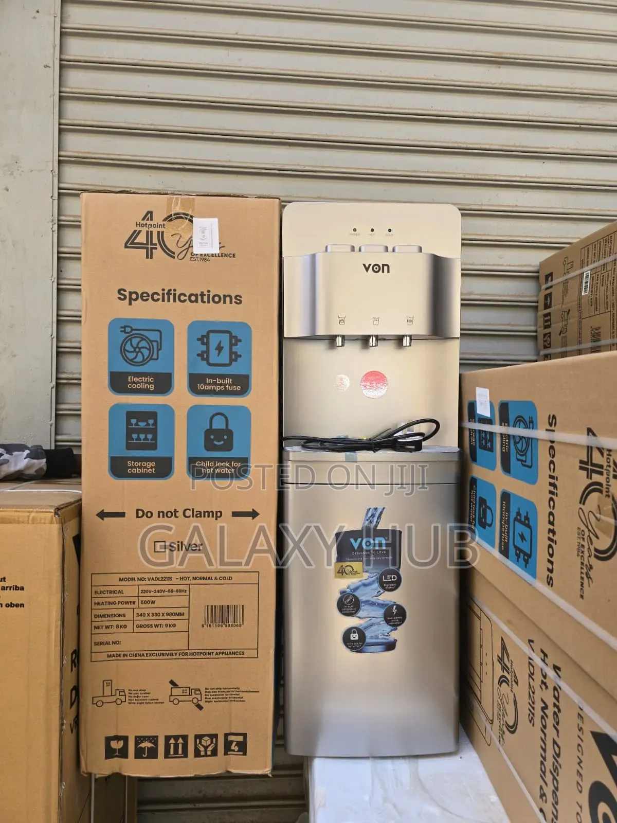 Von 3 Taps Hot Normal and Cold Dispenser