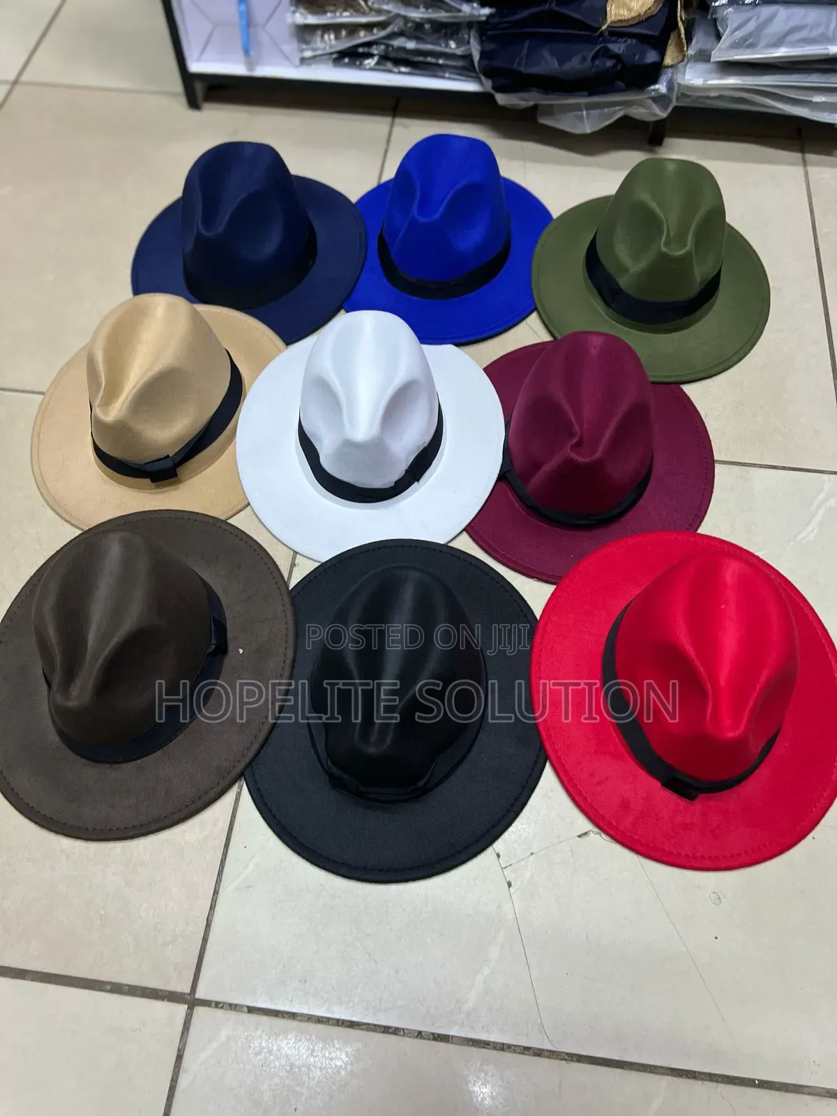 Wide Brim Fedora Hat