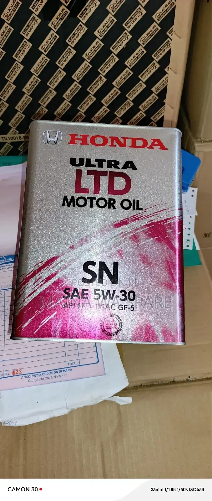 Honda Fully Synthetic 5w-30 Engine Oil