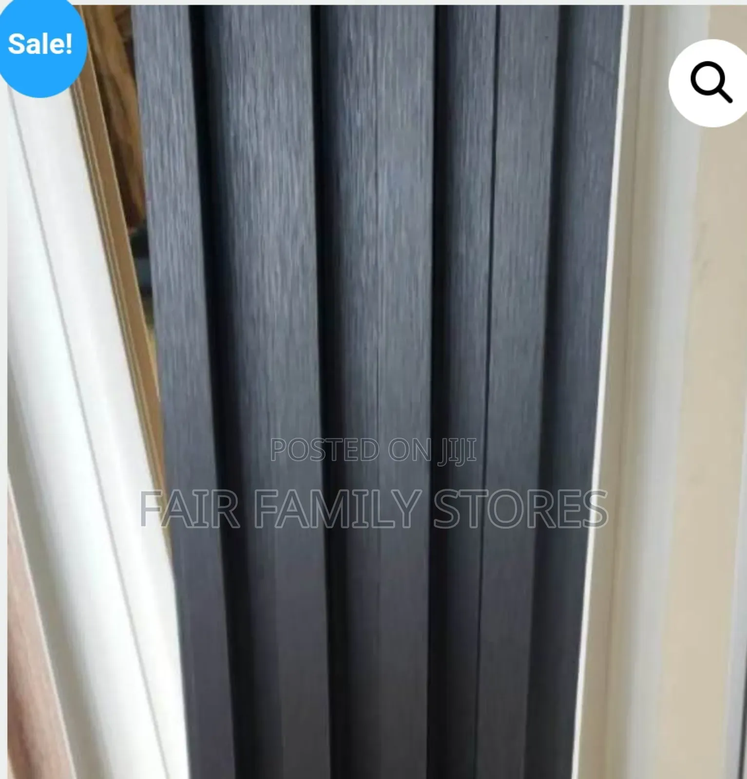 Fluted Wall Panel WPC Black 2.9m*20mm – Slated Panel