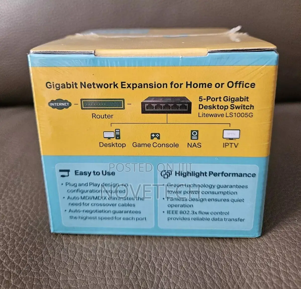 Tp-Link 5-Port Gigabit Desktop Switch Rj45 Port.