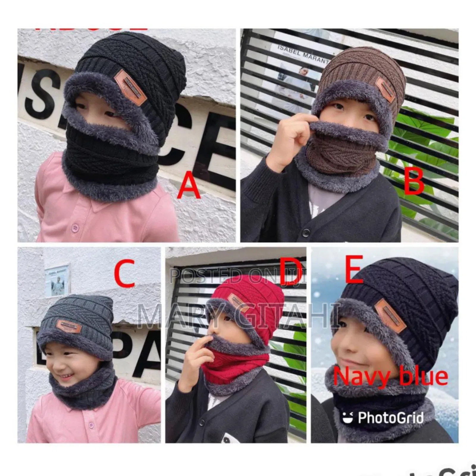  *Kids Beenies Scarf Set* 
 *2pcs Set