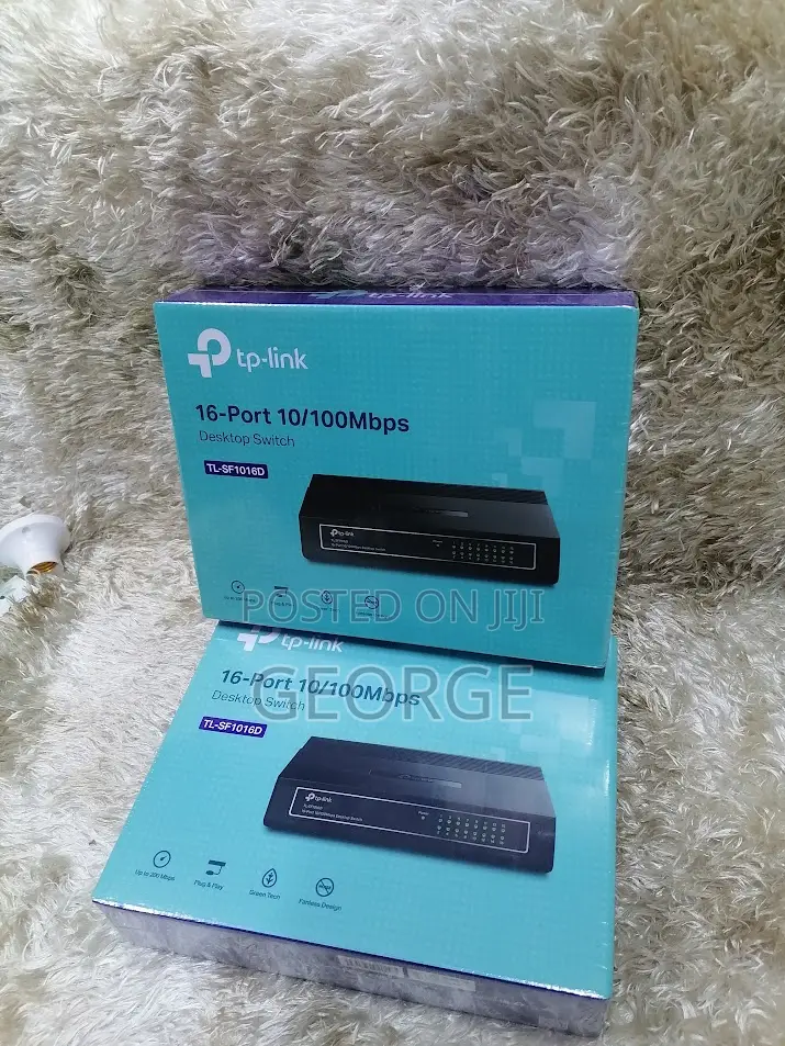 Compact ^16 Port Tp Link Switch