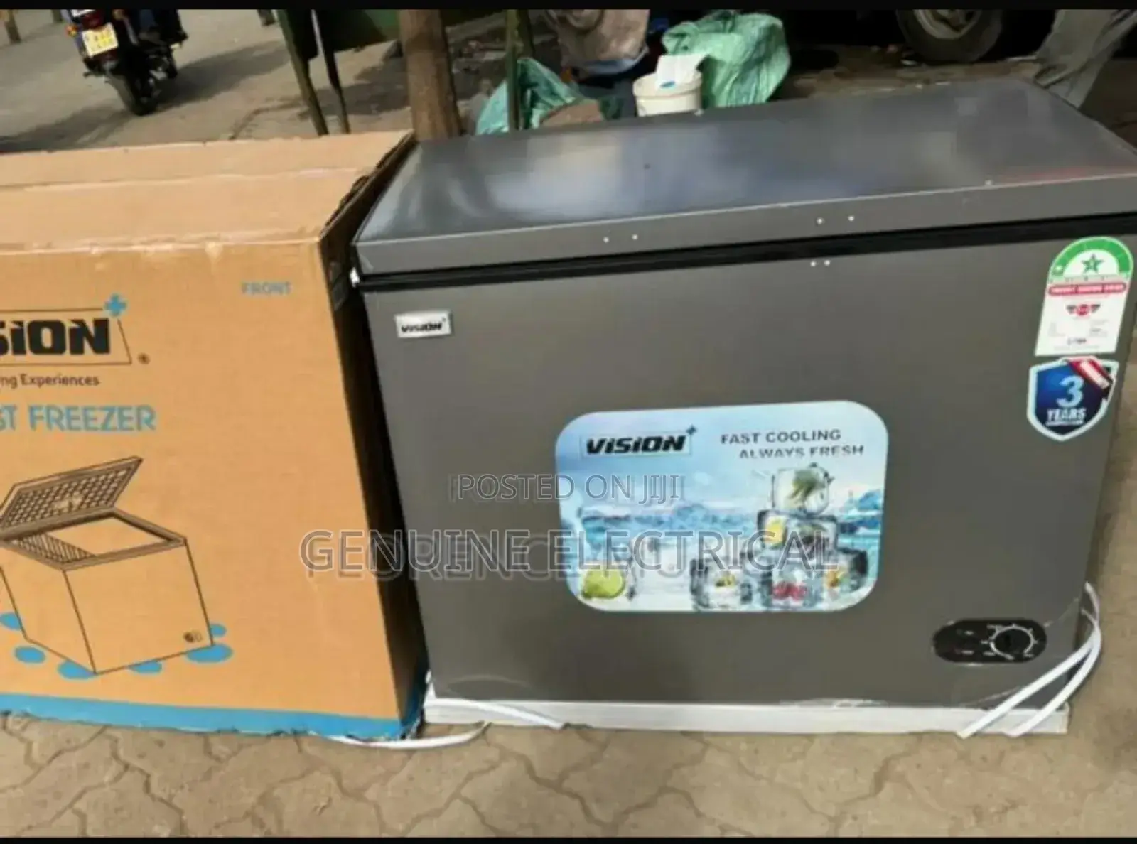 Grey Vision Capacity 300litres Deep Freezer
