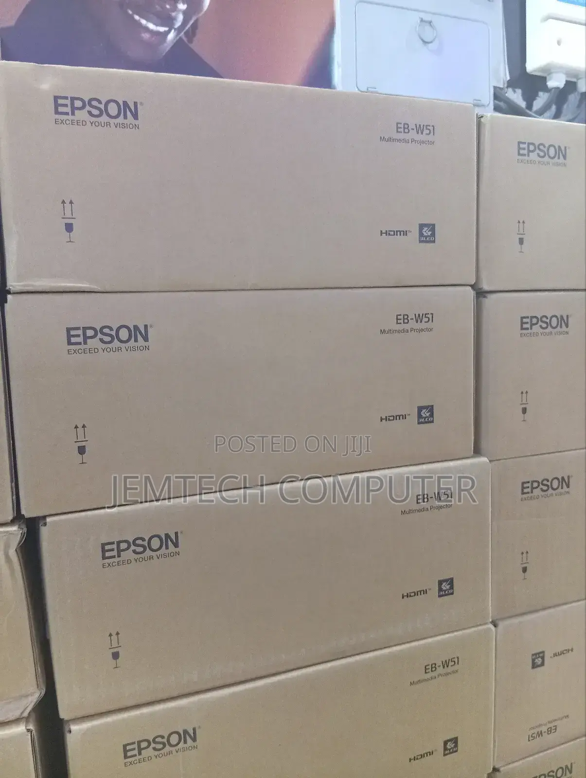 Epson EB-W51/Epson EB-W51 WXGA 3LCD 4000 Lumens Projector
*