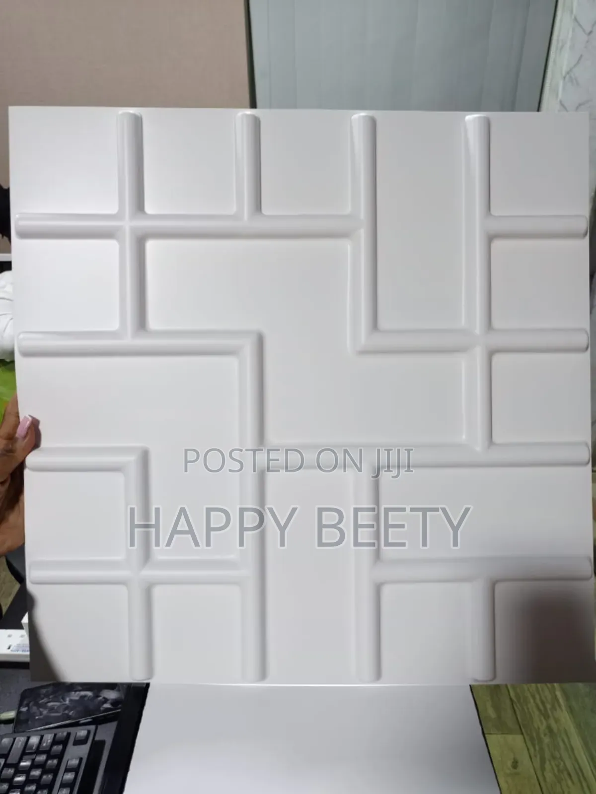 3d Glossy White Wall Panels