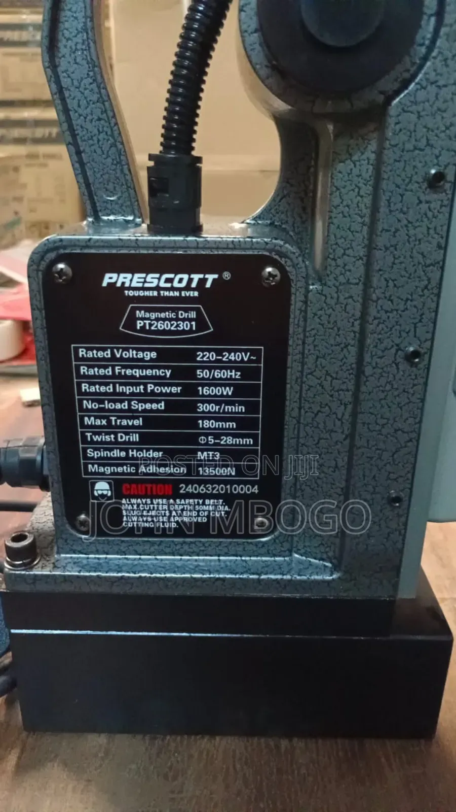 Prescott Magnetic Drill