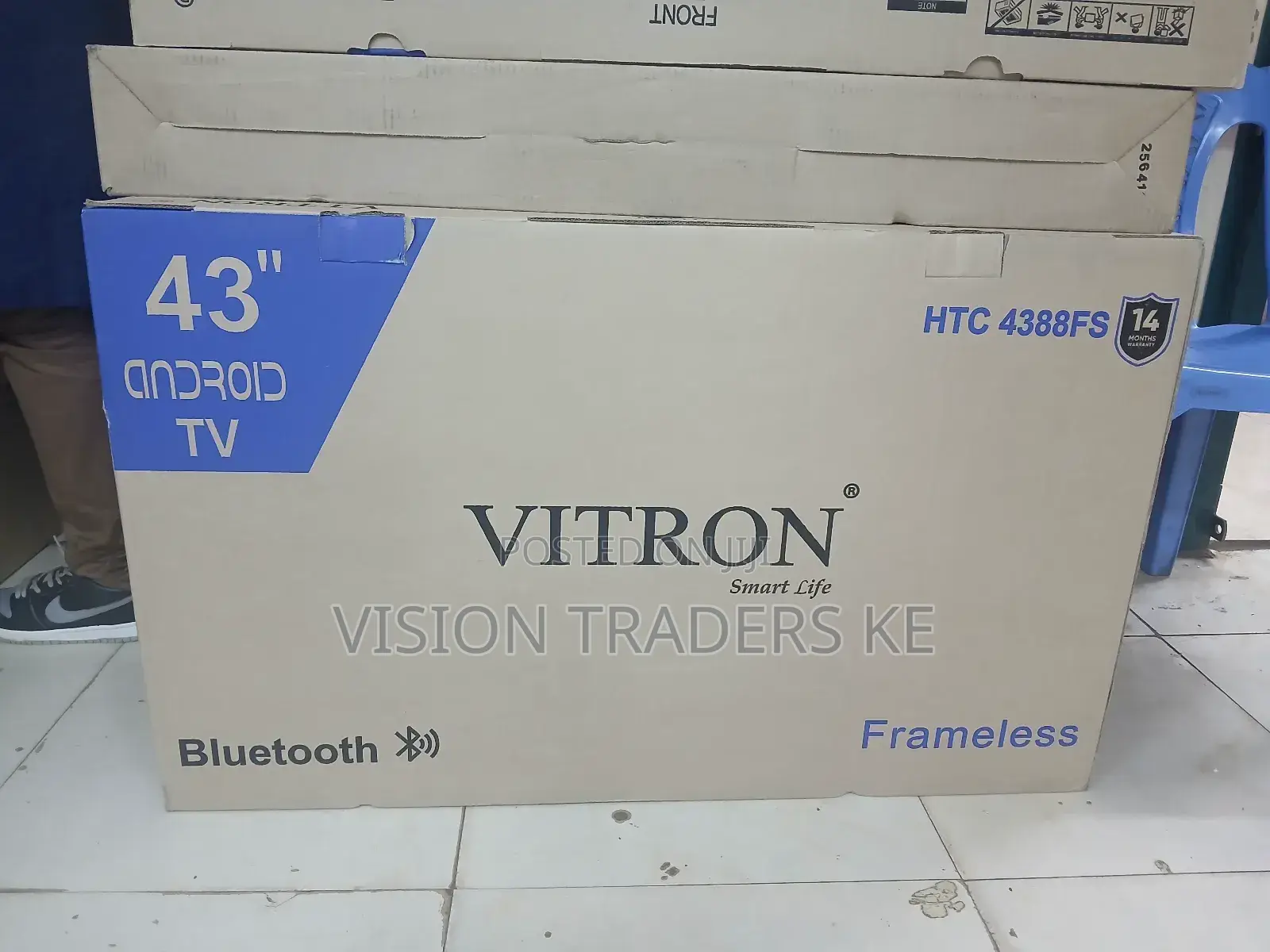 Vitron 43 Inches Smart Android Version 14 Television