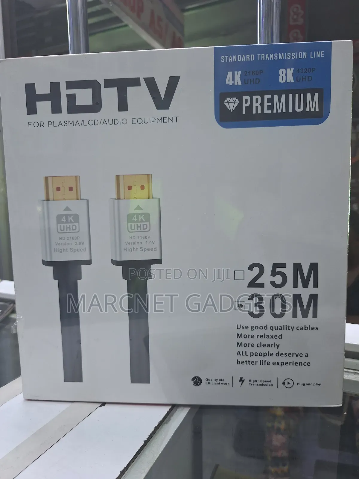 Premium Quality Hdmi to Hdmi Cable Version 2.0