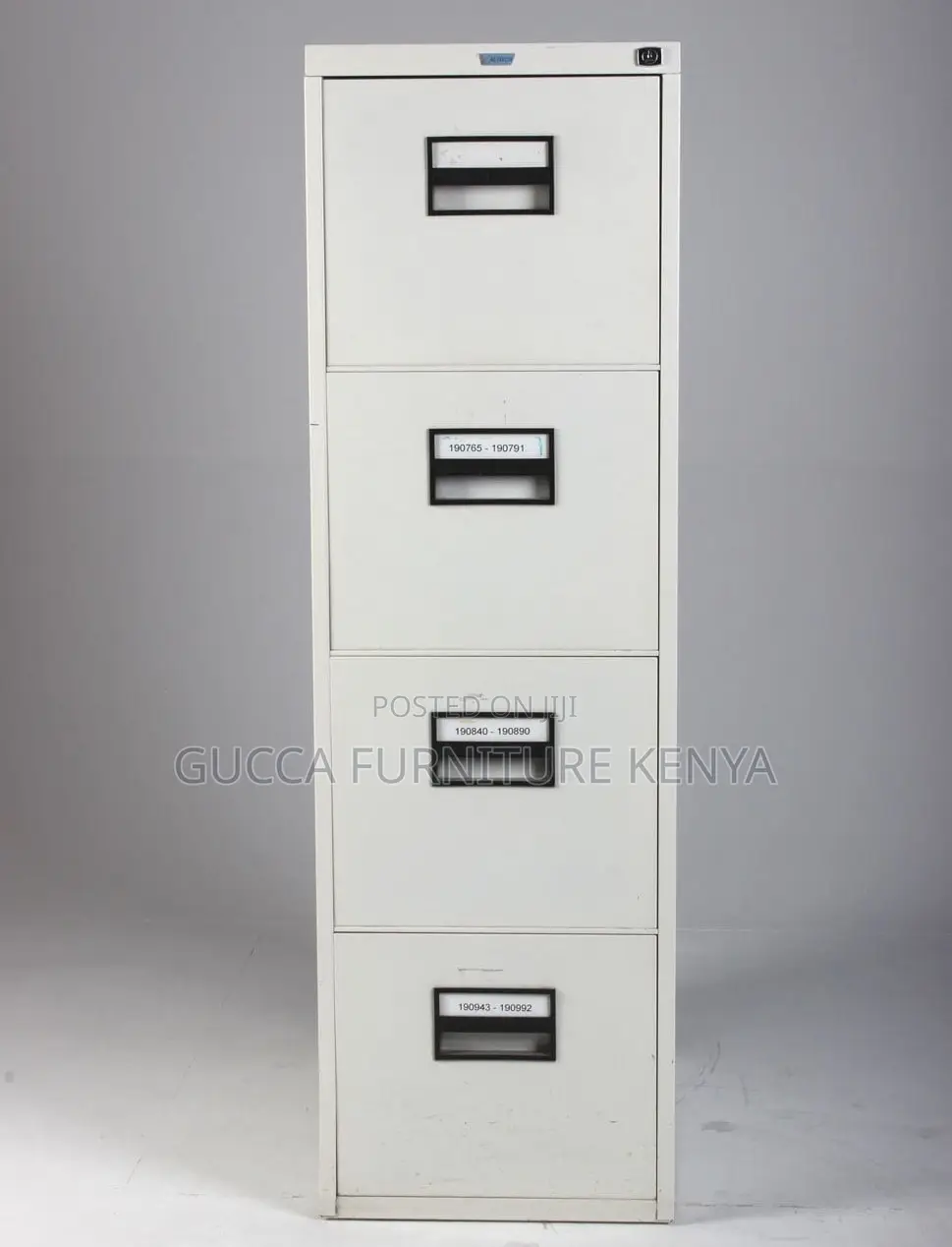 Cabinets:4-Drawer Steel Modern Storage Unit for Office