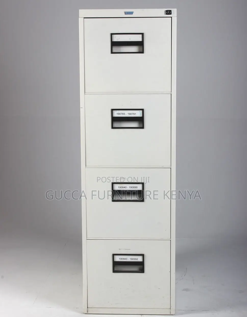 Cabinets:4-Drawer Steel Modern Storage Unit for Office