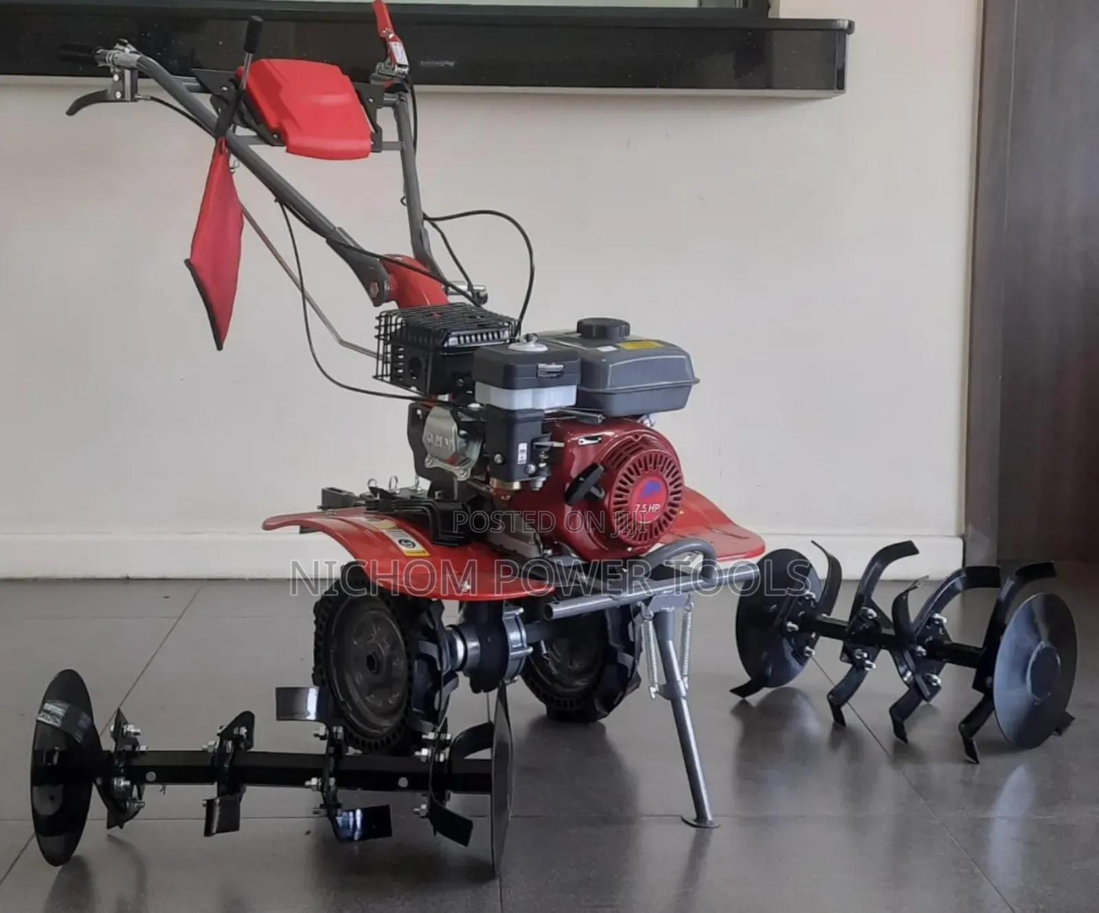 Walking Tractor/Power Tiller 7.5hp Engine With Two Tillers