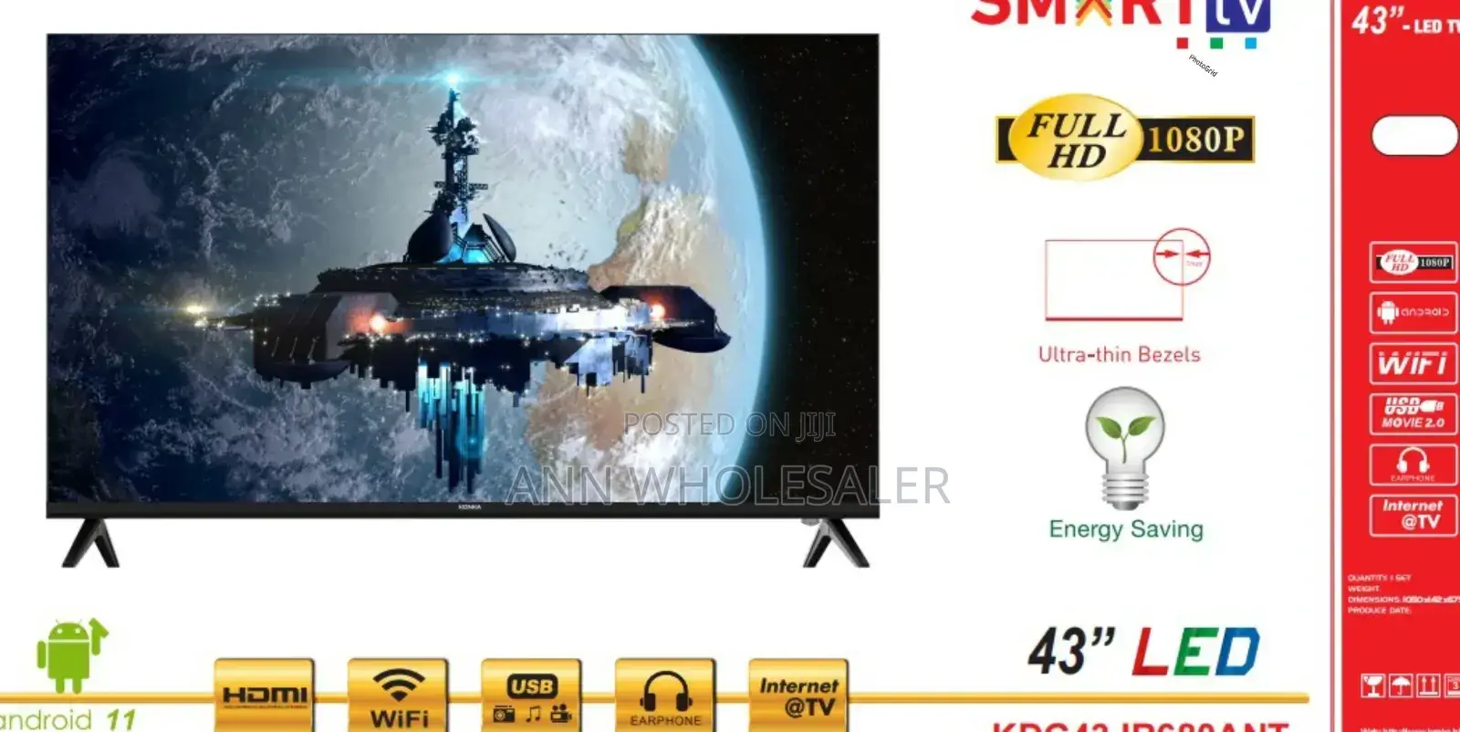 Konka 43 Inch Smart Tv Full Hd