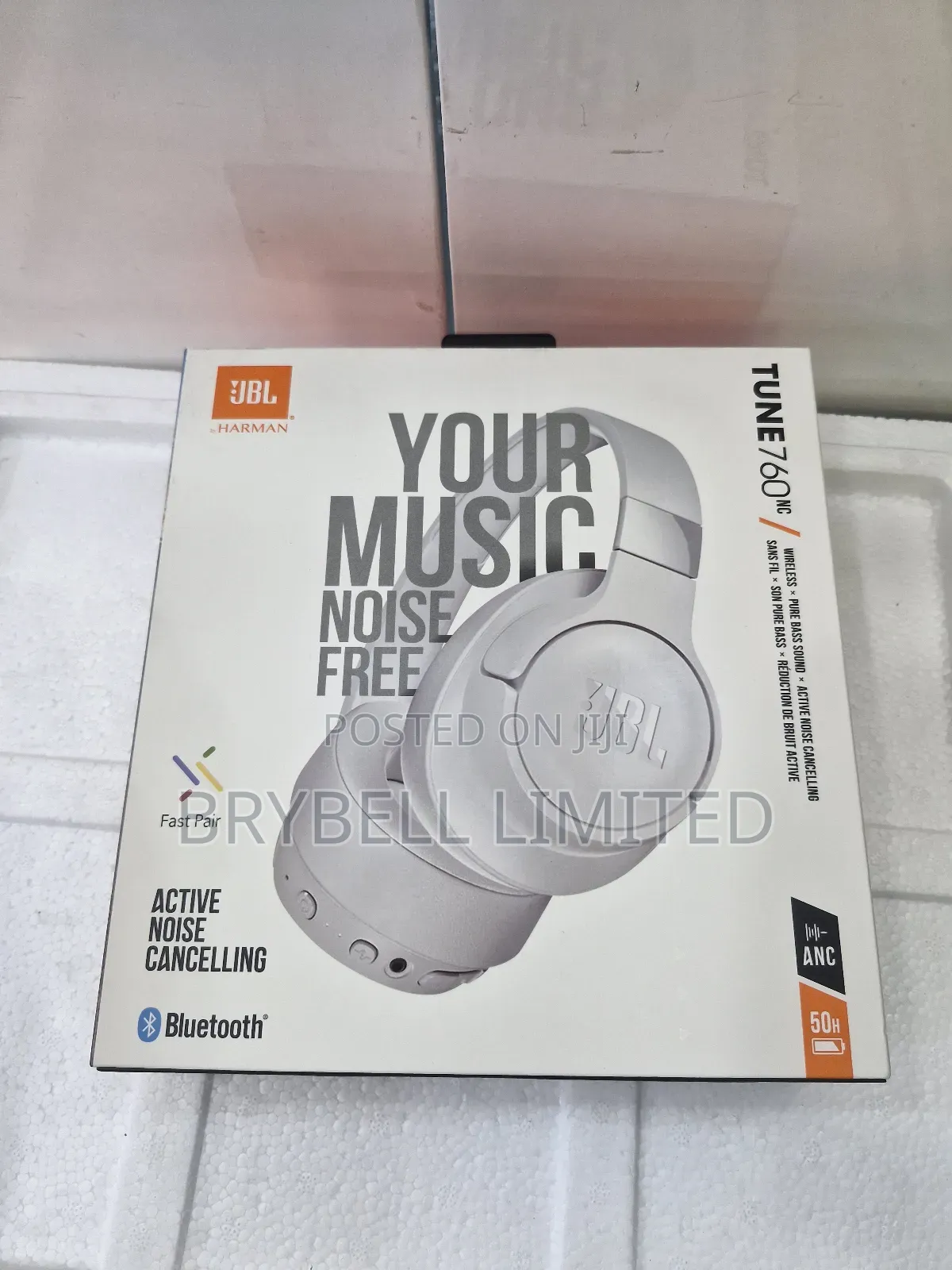 Original JBL Harman Tune 760nc White, Brand New