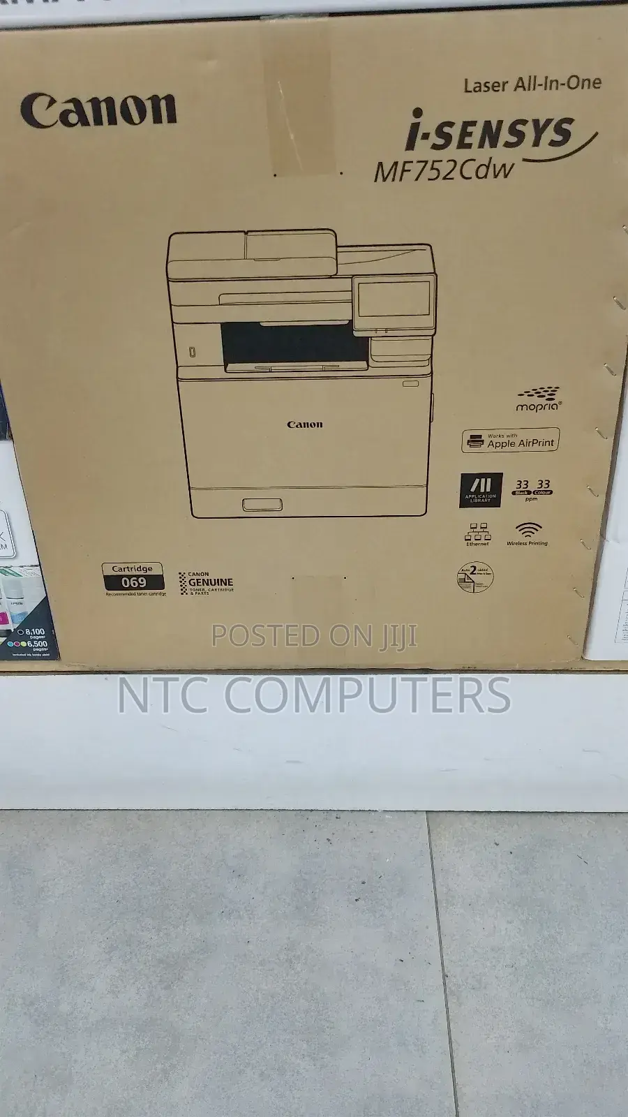 Canon I-Sensys Mf752cdw A4 Colour Multifunction Printer