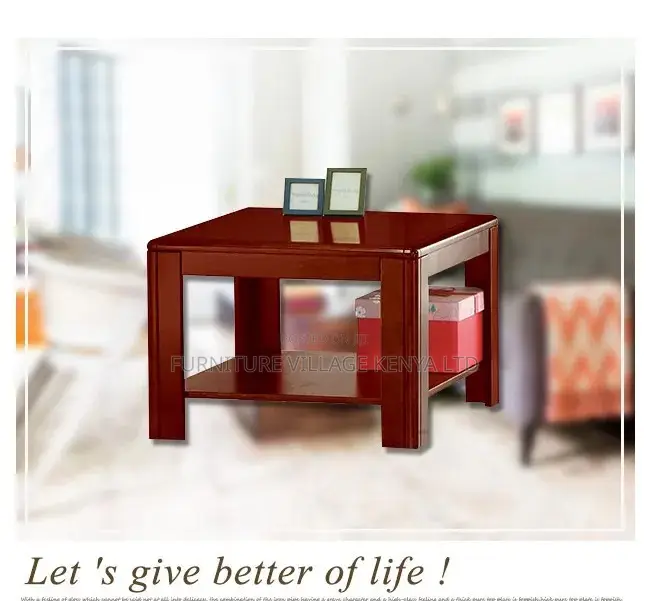 Coffee Tables: Compact Wood Meeting Office Coffee Table