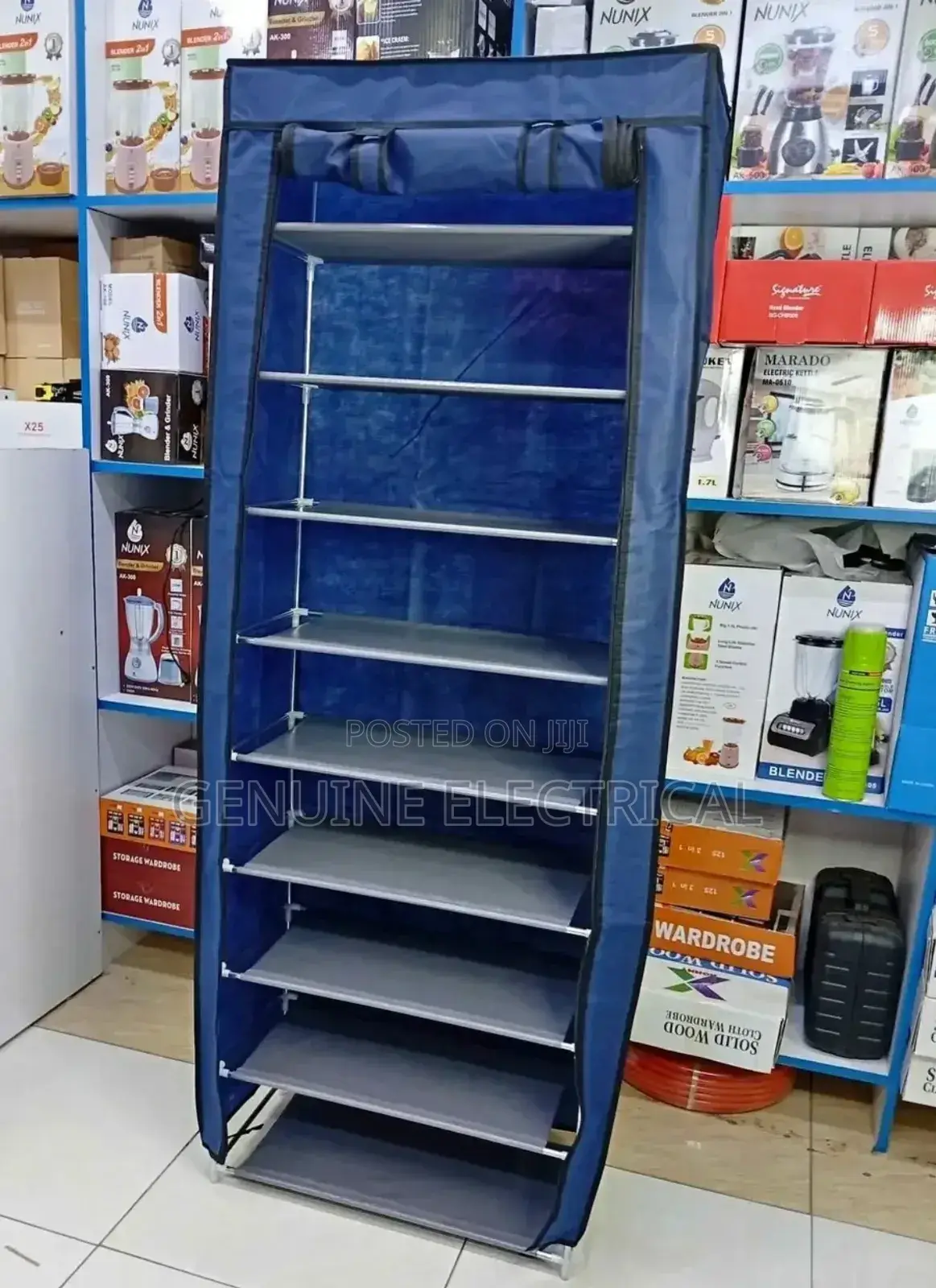 Single Column Shoe Rack 10 Layers